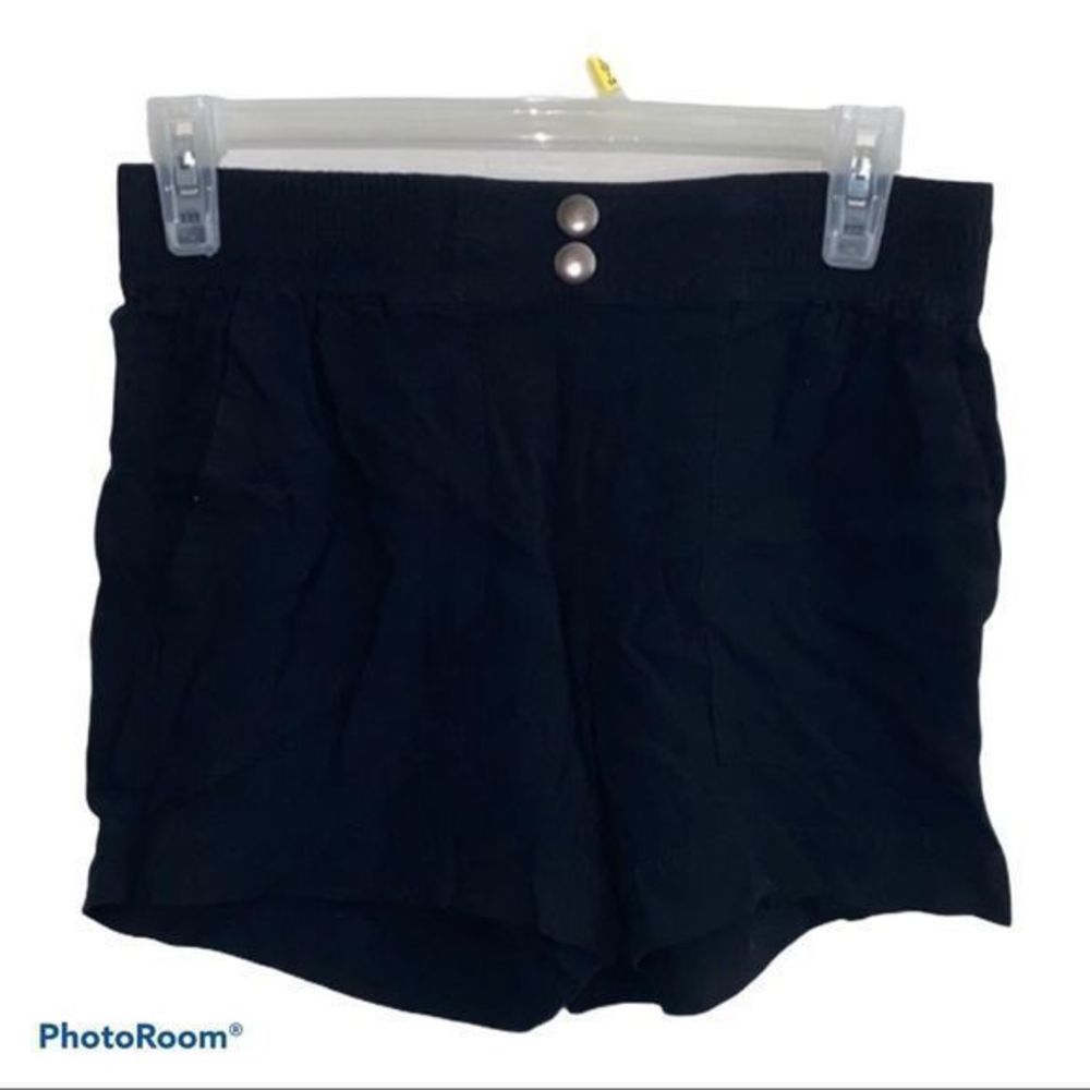 French connection women’s xs pull on black shorts‎